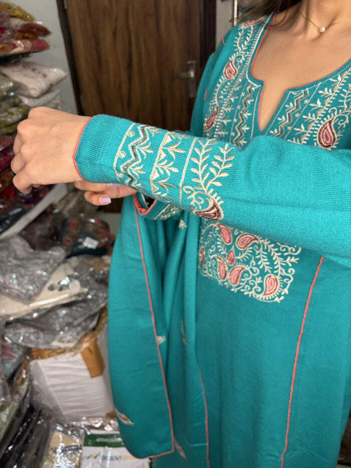 Blue Knitted Suit - Image 4