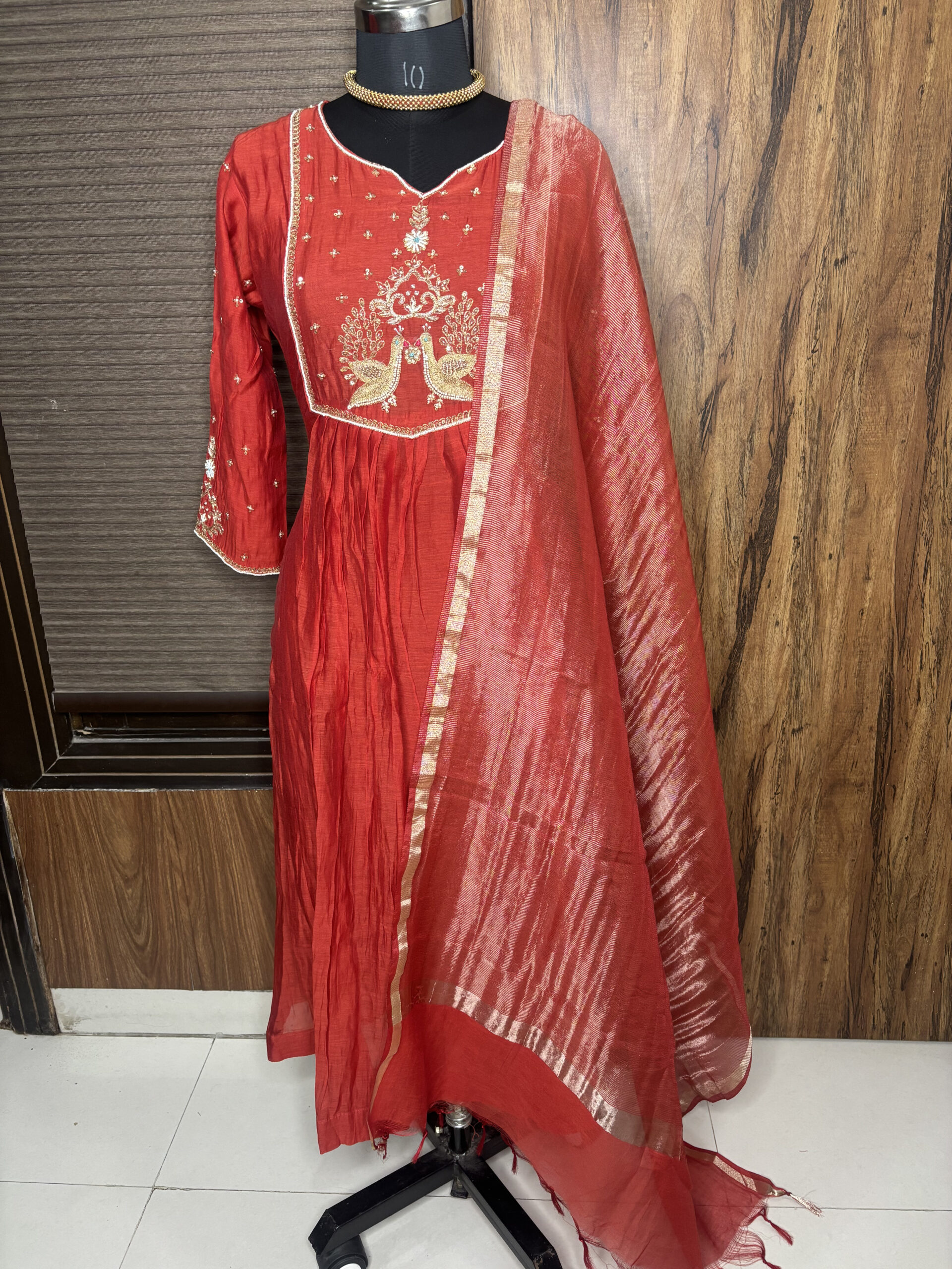 IMG_2139-scaled-2.jpg Peacock Mul Chanderi - Image 1