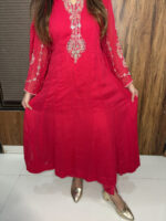Viscose Georgette Anarkali Suit - Image 4