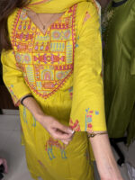 Yellow Embroidered Suit - Image 4