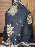 Black  Noodle Strap Cotton Suit - Image 3