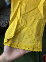 Yellow Noodle Strap Cotton suit - Image 7