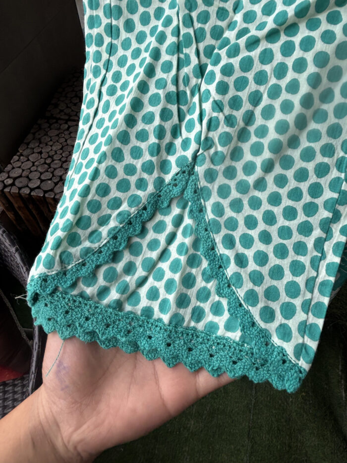 Rama Blue  Noodle Cotton Suit - Image 6