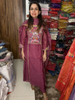 Embroidered Mul Chandheri