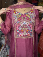Embroidered Mul Chandheri - Image 2