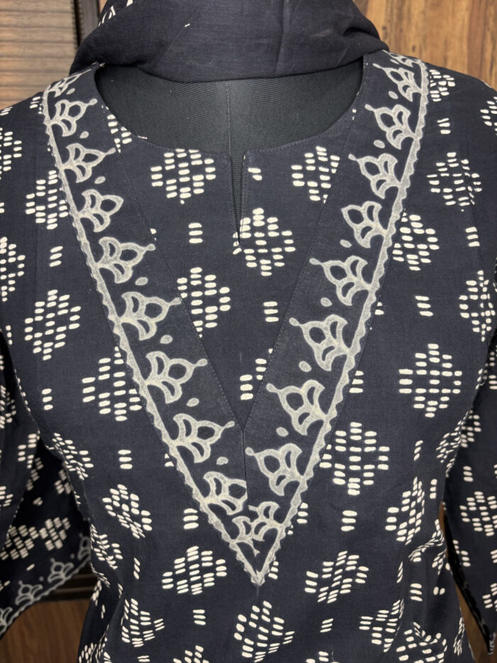 Black Cotton Suit - Image 2