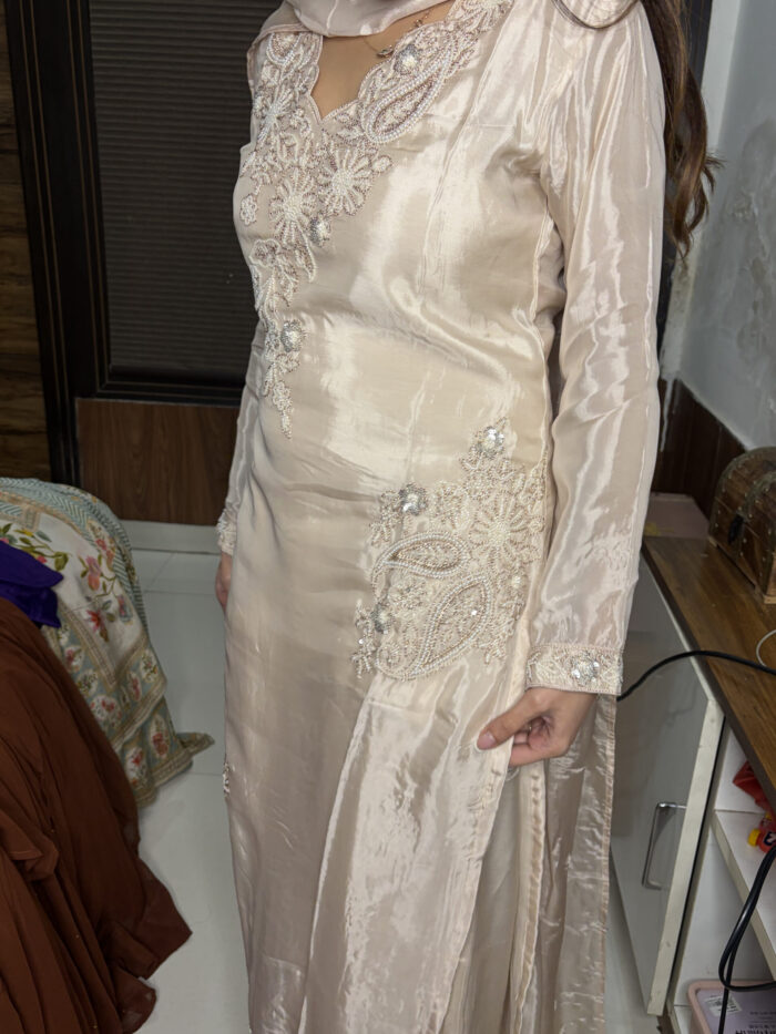 Ivory pearl work suit - Image 3