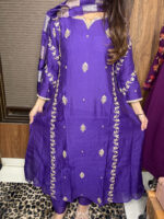 Gota Wrok Mul Chandheri Suit - Image 2