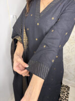 Black Handloom Suit - Image 4