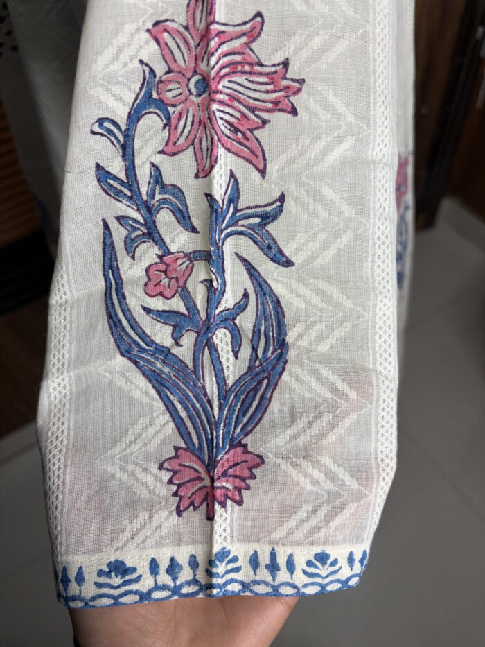 Cotton Floral Printed Suit - Image 4