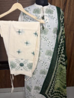 Floral Embroidered off white article - Image 6