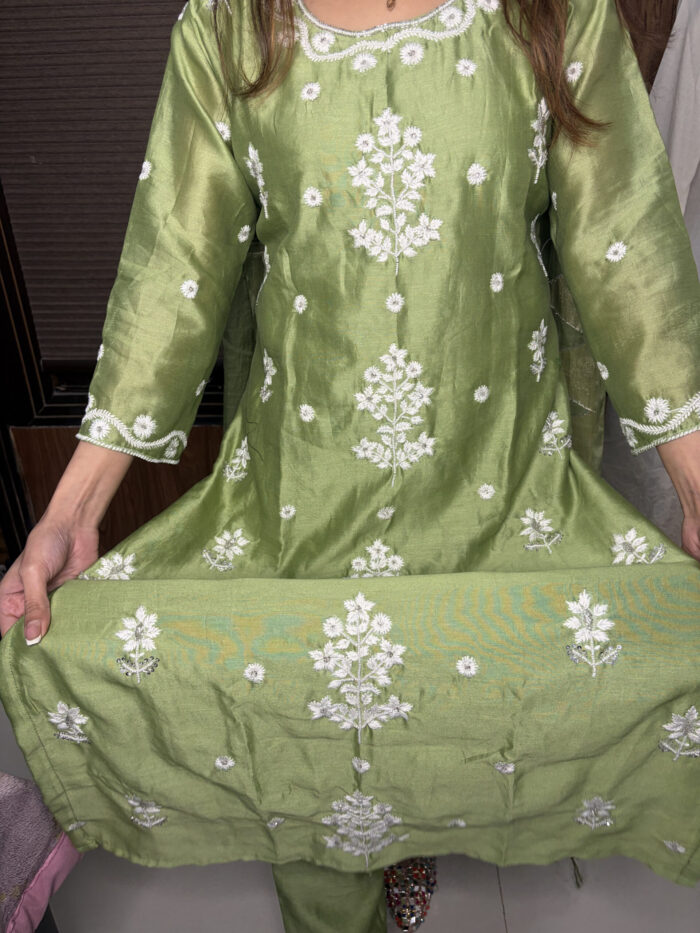 Green Pearl Work Suit - Image 5