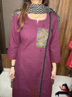 Cotton Applique Suit - Image 2