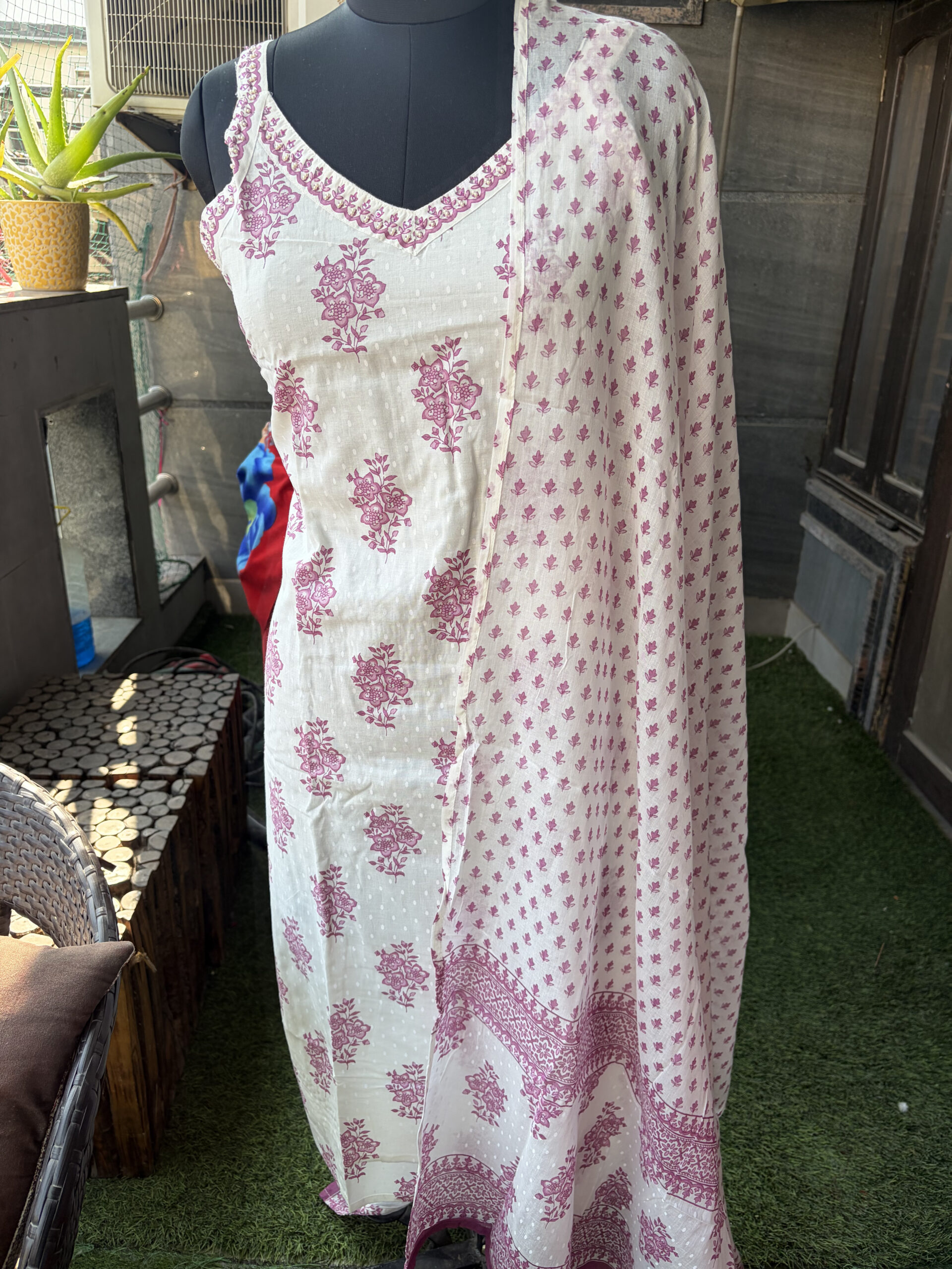 IMG_4278-scaled-1.jpg White Noodle Strap Cotton Suit - Image 1