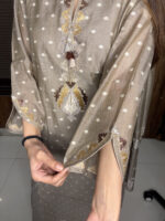 Chandheri Cotton Embroidered Suit - Image 3