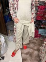 Warm Pastels  Fabric Knitted Suit - Image 7