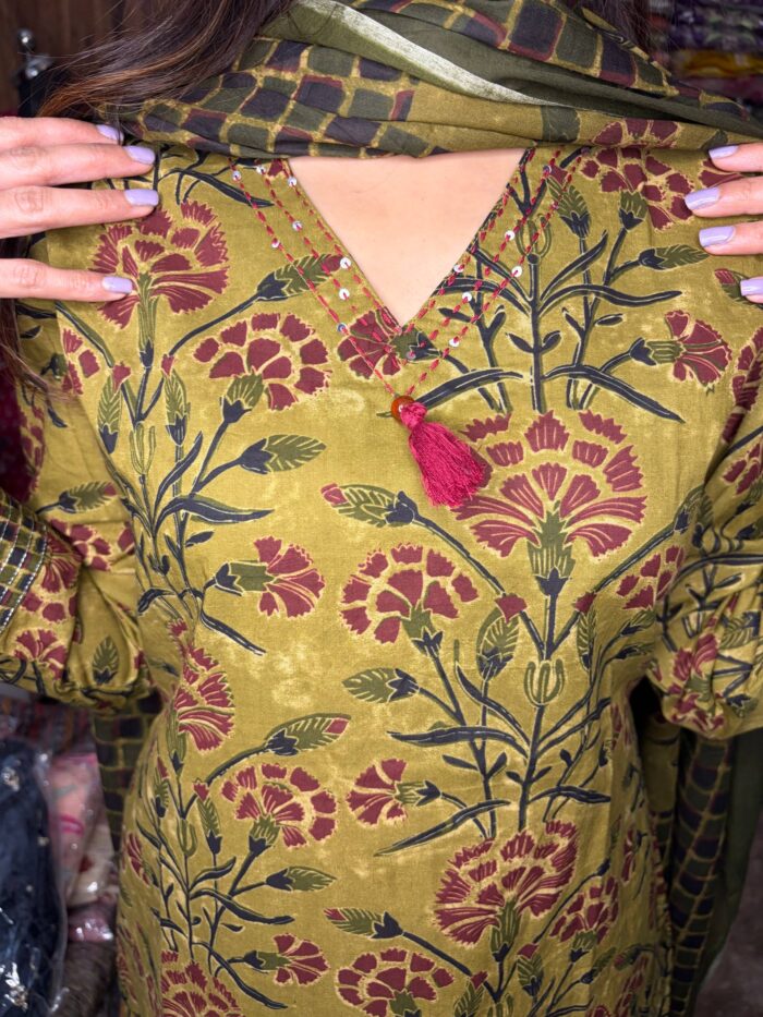 Jaipuri Suits Fabric Cotton - Image 6