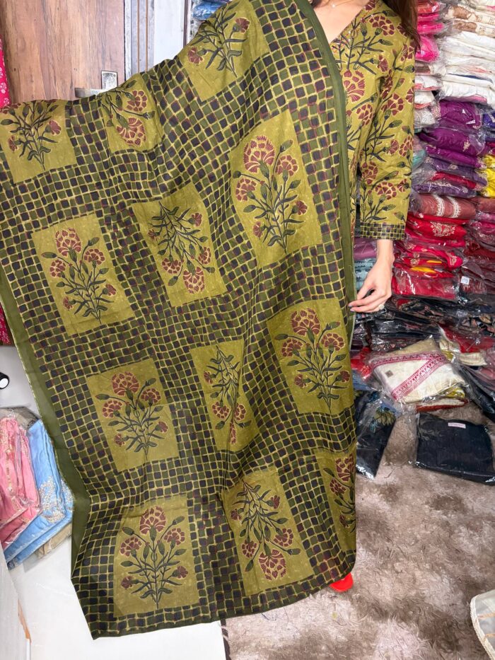 Jaipuri Suits Fabric Cotton - Image 4