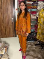 Aari Work Cord Sets Fabric Pashmina