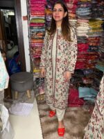 Warm Pastels  Fabric Knitted Suit