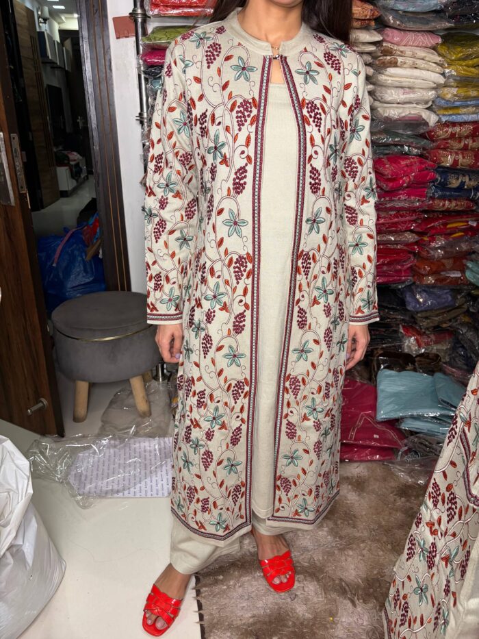 Warm Pastels  Fabric Knitted Suit - Image 5