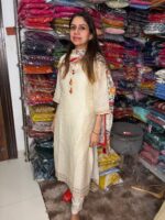 Pastel Chandheri 3 Pcs Fully Stitched Suit