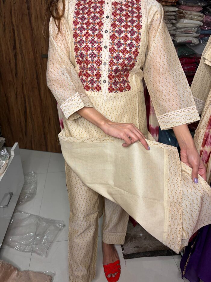 Formal Affair Fabric Handloom Cotton - Image 2