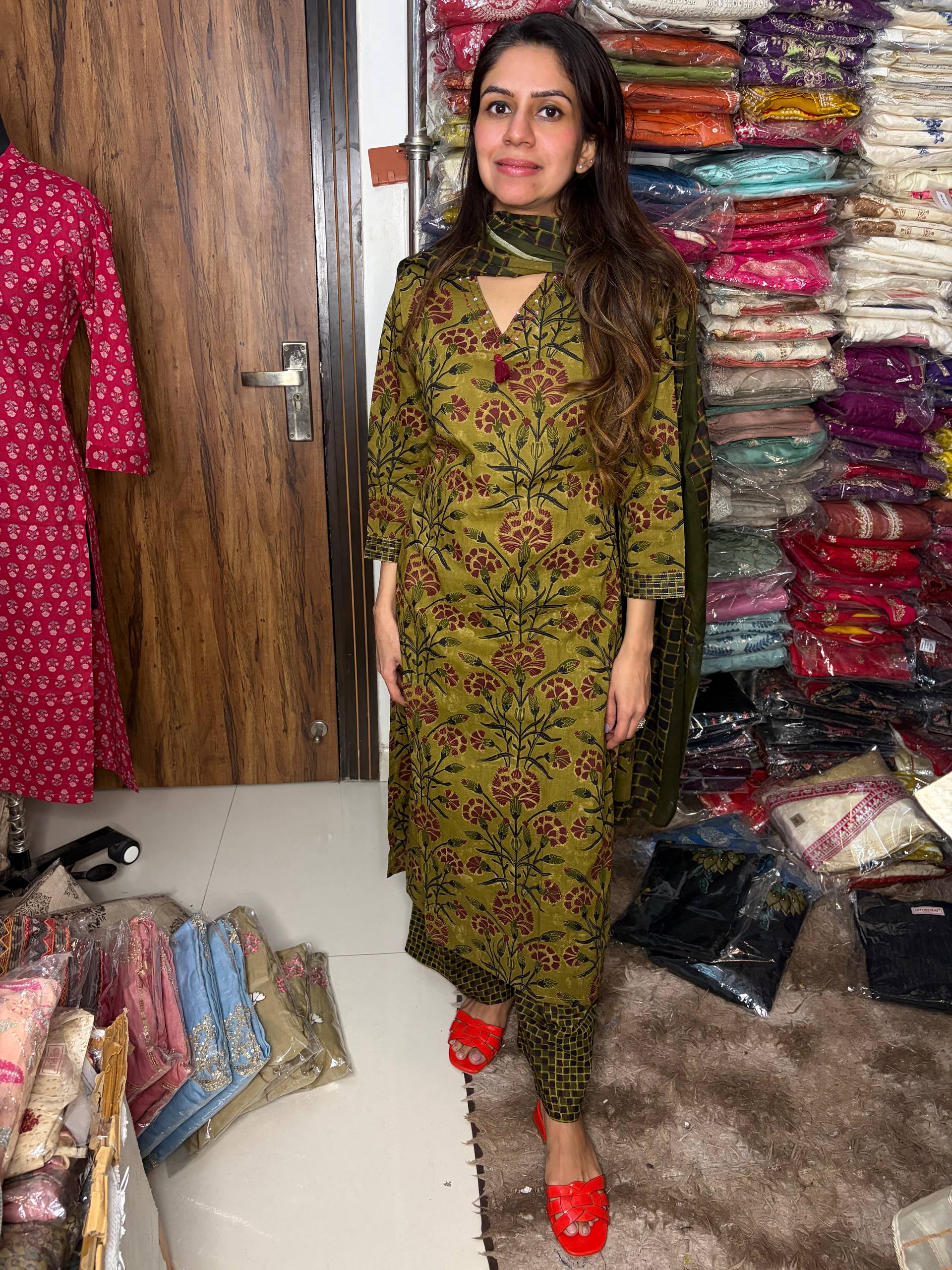 photo_6_2025-11-25_13-36-32.jpg Jaipuri Suits Fabric Cotton - Image 1